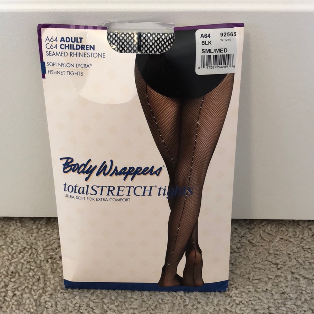 Small/medium black rhinestone fish nets